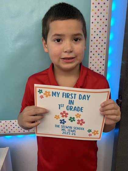 Selwyn First Day of 1st Grade